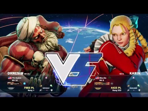 SF5 TS-Sabin (Dhalsim) vs Die-lin (Karin)