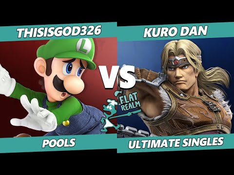 Flat Realm 8 SSBU - ThisisGod326 (Luigi) Vs. Kuro Dan (Simon) Smash Ultimate Pools