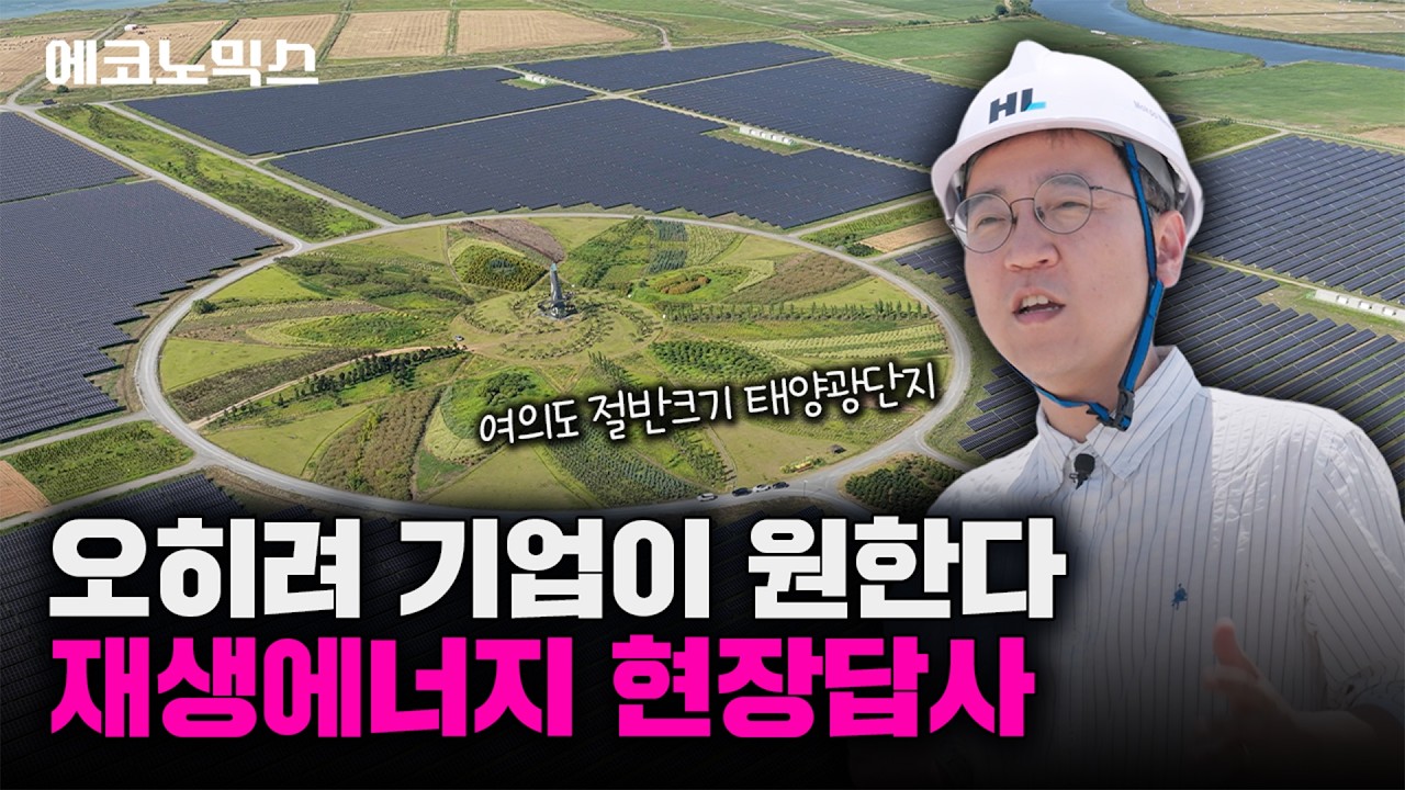 '기업이 원해서 찾아온다' 재생에너지 발전 현장 직접 가보고 충격먹은 이유ㅣ에코노믹스 EP.4
