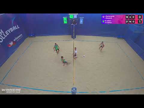 09:20 I. Romanenko / I. Skrynnik - B. Isakov / V. Kushch 08.07.2022 | Winners Beach Volleyball