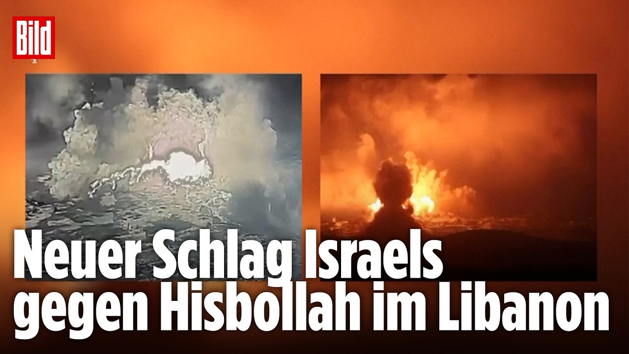 Gewaltige Explosion im Libanon: Israel sprengt Hisbollah-Tunnel