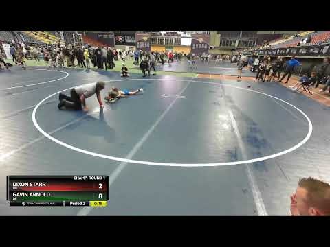 59 Lbs Champ. Round 1 - Gavin Arnold, DE Vs Dixon Starr, WI 98ad