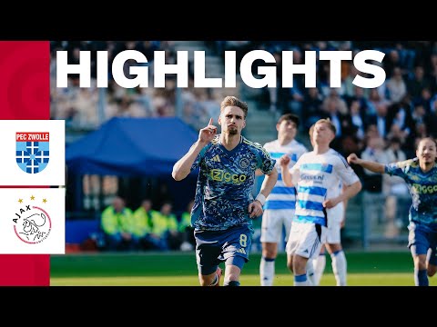 In the pocket! ✔️ | Highlights PEC Zwolle - Ajax | Eredivisie