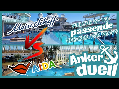 AIDA vs. Mein Schiff – Which cruise is right for you? | ⚓️Anchor duel