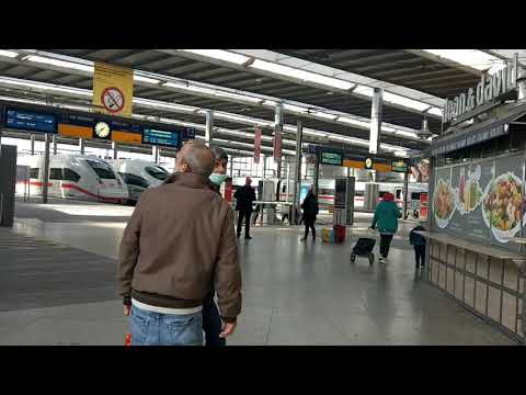 München Hauptbahnhof Hbf Shutdown Corona Ausgehverbot 28. März 2020
