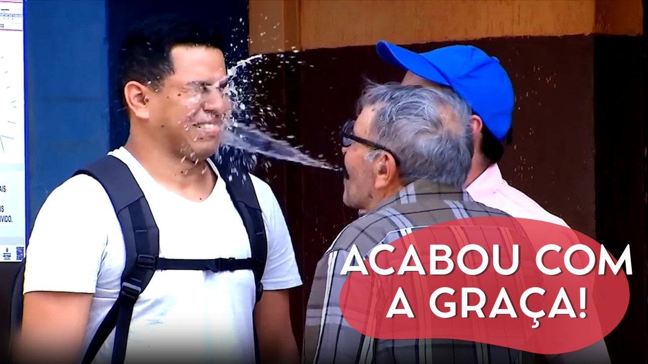 RIU TANTO QUE QUASE PERDEU A DENTADURA | CÂMERAS ESCONDIDAS