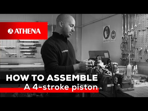 How to assemble 4-stroke Off-road pistons & piston rings ❓