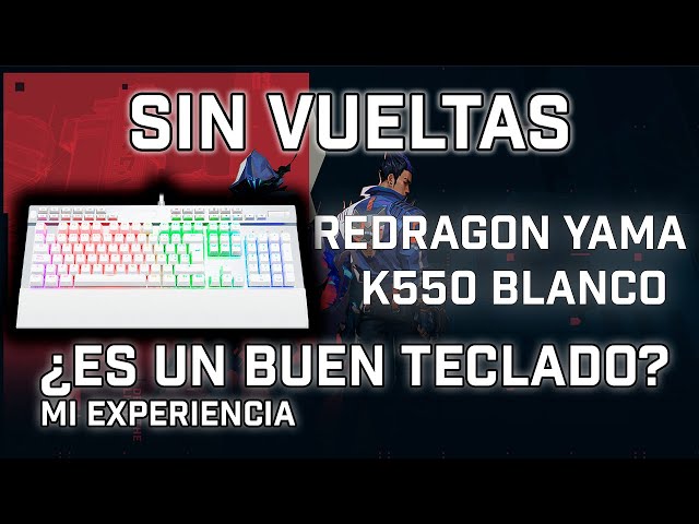 Vídeo relacionado con Redragon Teclado K550 RGB para Juegos, 104 Teclas + 12 Teclas Macro G, Teclado mecánico con Cable con Enchufe de Intercambio en Caliente, Interruptor Morado con Clic Personalizado, USB, US Layout