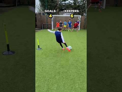 EVERY TIME YOU MISS A GOALIE GETS ADDED!😱#shorts #football #challenge