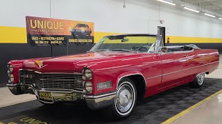 Video Thumbnail for 1966 Cadillac De Ville Convertible