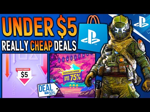 AMAZING PSN Game Deals UNDER $5 Right Now - SUPER CHEAP PS4 Games! PSN Golden Week + Under $20 Sale