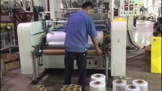 Extrusora Filme Strech Modelo XHD-L 55/80/55X1250 - Vídeo