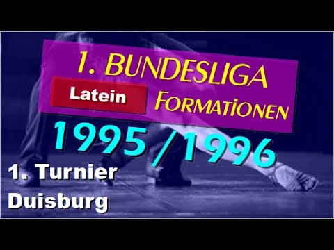 💃🏻🕺🏻 1995-12-23 - 1. Bundesliga Latein-Formationen - 1. Turnier Duisburg