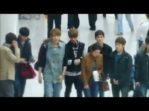 120407 Fancam HD EXO-M at the Inchon Airport