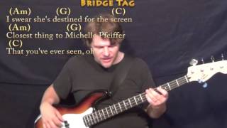 Riptide (Vance Joy) Bass Guitar Cover Lesson with Chords/Lyrics