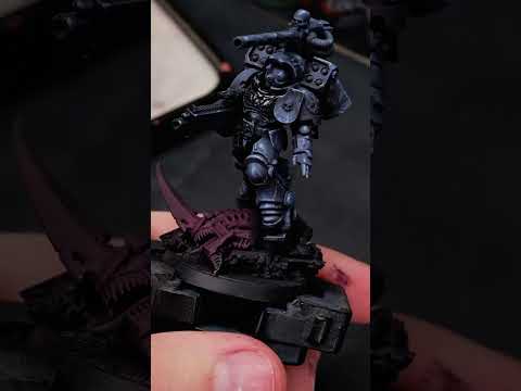 New Gravis Black Templar 3.0😯#blacktemplars  #warhammer #miniaturepainting