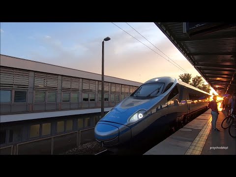 Warszawa - Kraków pociągiem Pendolino (ED250) PKP Intercity | Warsaw - Kraków by high-speed train
