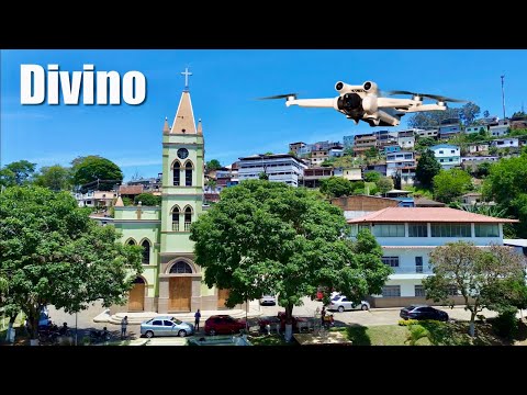 Divino, MG, vista do alto. Imagens aéreas com drone DJI Mini 3. 