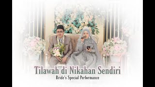 Download lagu Tilawah di Nikahan Sendiri I Qari'ah: ROFIATUL MUNA I Bride's Special Performance mp3