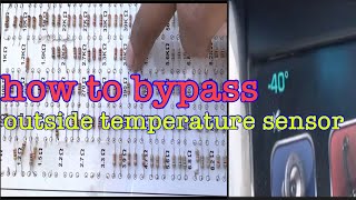 how to fix ambient temperature sensor