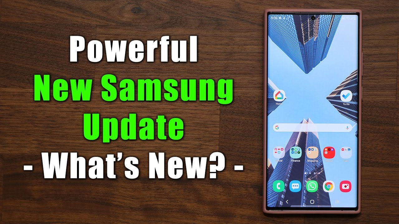 Powerful New Software Update for Galaxy Note 20 Ultra and S20 Ultra - Adds Performance Boost