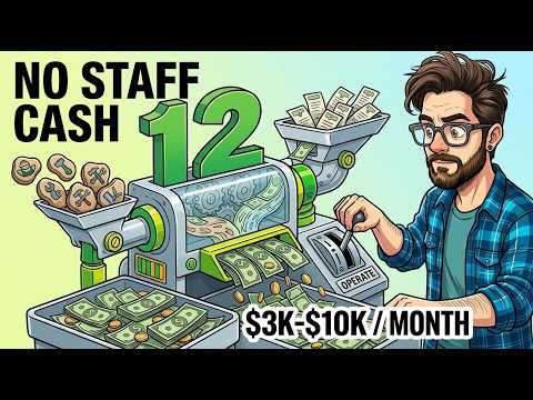 12 Low-Staff Businesses That Quietly Pay $3K–$10K a Month