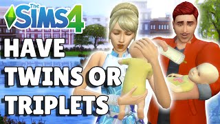 How To Have Twins Or Triplets Without Cheats | The Sims 4 Guide