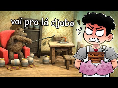 Esse urso baiano só precisa pegar esse bolo AAAAAAAAA - lá madrigueira