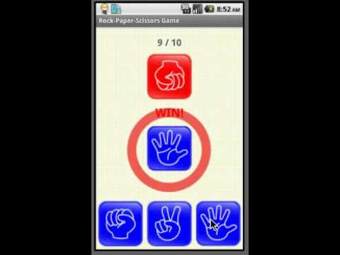 Rock-Paper-Scissors Game Video