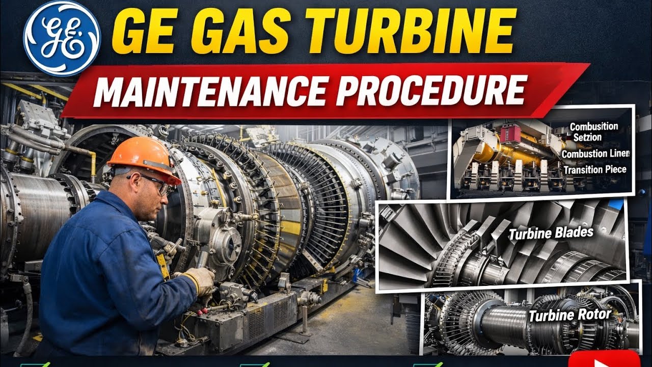 GE Gas Turbine Maintenance Procedure Explained | Complete Guide 2026