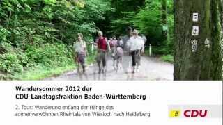 preview picture of video 'Wandersommer 2012 der CDU-Landtagsfraktion BW / Karl Klein, MdL'