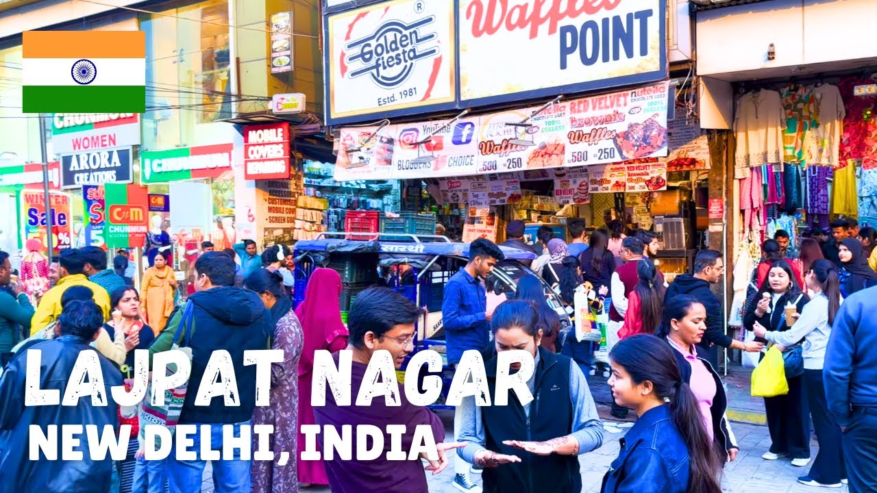 Immersive street-level walking tour through India (Market 24), India, showcasing authentic urban landscapes, local architecture, and the vibrant atmosphere of the city's neighborhoods