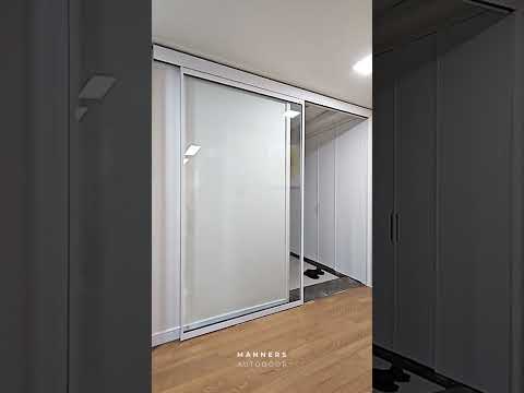 상부 롤러형 원슬라이딩 자동중문