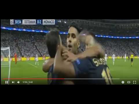 Tottenham 1-2 AS Monaco - All Goals and Highlights (Champions League) HD