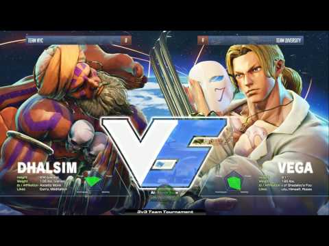 SFV: GUTS 4 - 3v3 Team Tournament Grand Final - Team NYC v Team Diversity