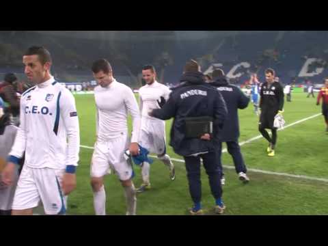 GOL ERIC DE OLIVEIRA MECI DNEPR   PANDURII   EUROPA LEAGUE 28 11 2013