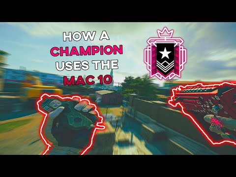 How A CHAMPION Use's MAC 10 Ranked Highlights - Rainbow Six Siege