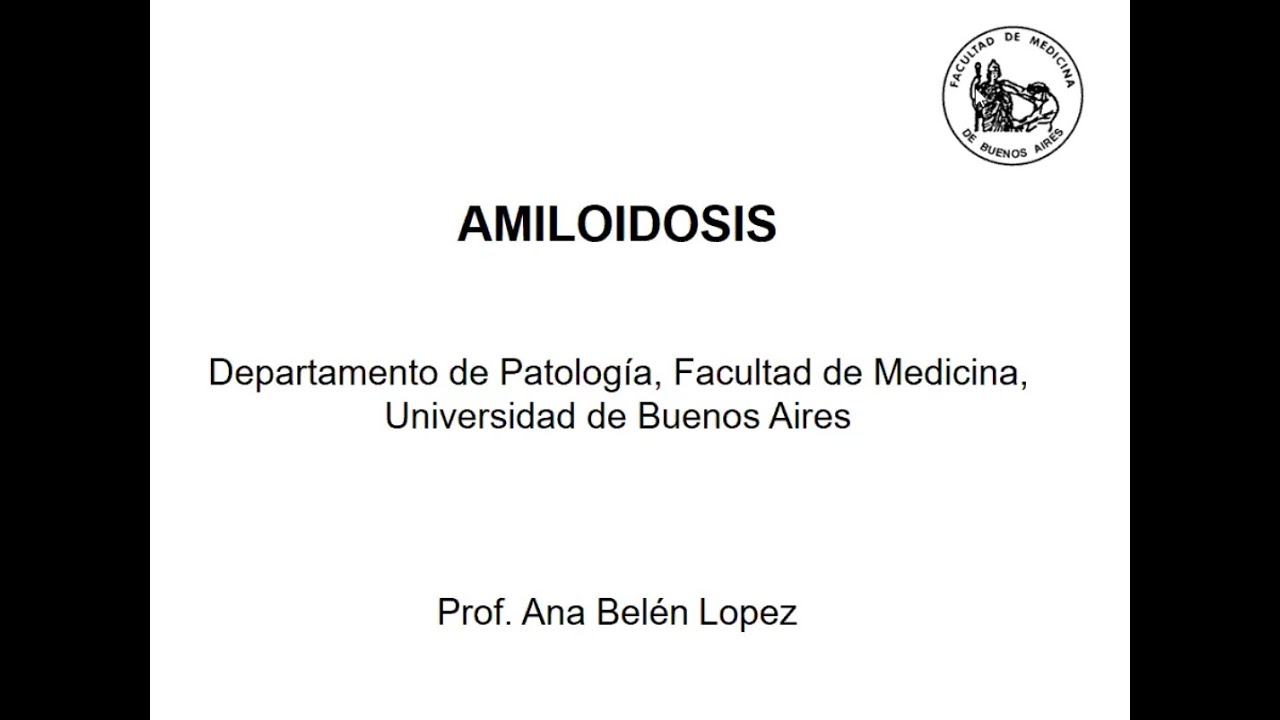 Amiloidosis - Dra. Belén López
