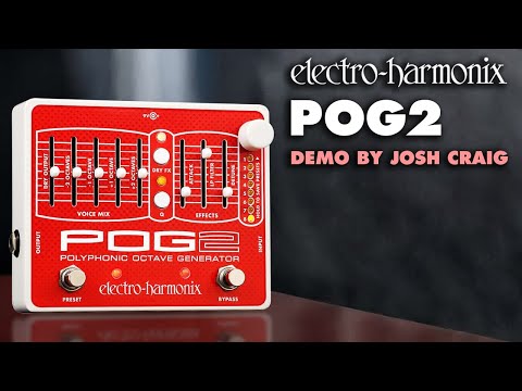 Electro-Harmonix POG2 Polyphonic Octave Generator Pedal (Demo by Joshua Craig of The Alien Blakk)
