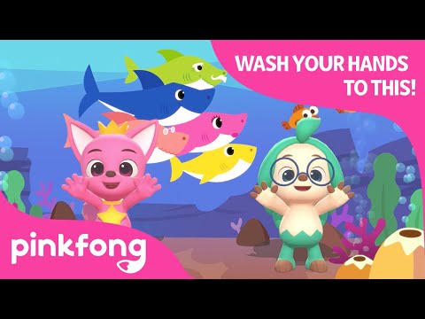 鯊魚寶寶--------------@鯊魚寶寶官方 (Faster Baby Shark | Wash Your Hands to This | @Baby Shark Official)