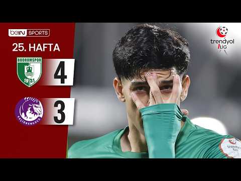 Bodrum FK (4-3) Ankara Keçiörengücü | Week 25 Match Summary | Trendyol 1. Lig - 2025/26