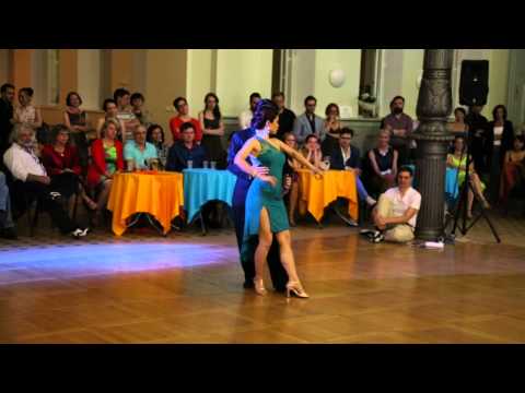  Lily Cheng  and  Raymond Chu  are  dancing  at  White Nights tango festival  in  2015