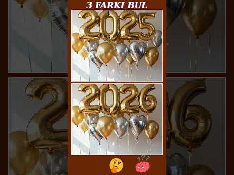 🕵️‍♂️ 3 Farkı Bulabilir misin? | Eğlenceli Çocuklar İçin Dikkat Oyunu 🎨🔍 #shortvideo #shortsvideo