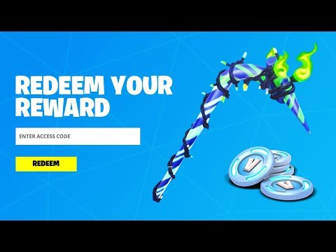 REDEEM THE FREE PICKAXE CODE in Fortnite! (How To Get Minty Pickaxe)