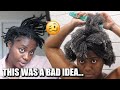 Natural Hair DISASTER!? Mini twists takedown + WASH DAY after 2 MONTHS!! | VLOG