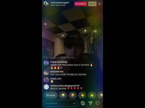 HAMZA EXCLU : LIVE INSTA AVEC PONKO 29/03
