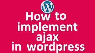 How to implement jquery ajax in wordpress