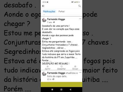 FERNANDA DO PT  ESTÁ DECEPCIONADA COM O PT DE JUQUITIBA E JOGA NAS REDES SOCIAIS .