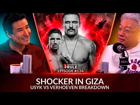 THE 3KR #134 | USYK VS VERHOEVEN SHOCKER? | GLORY IN GIZA BREAKDOWN