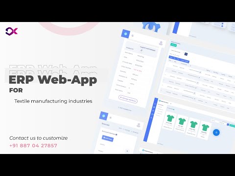 ERP Solution Web-App for textile industry